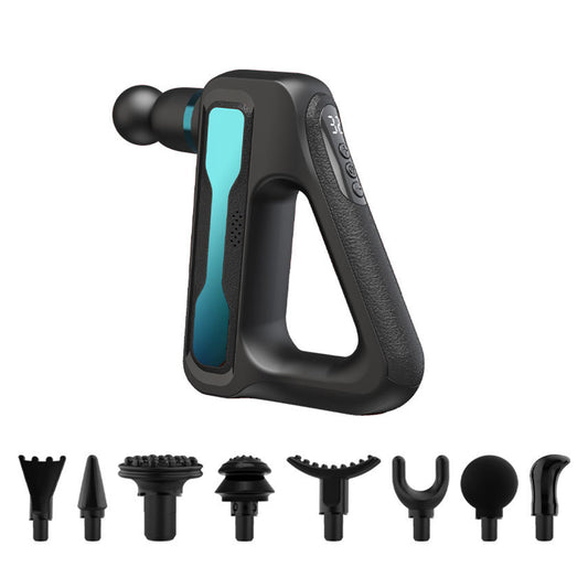 Massager Gun Muscle Therapy Gun with 8 Heads Blue