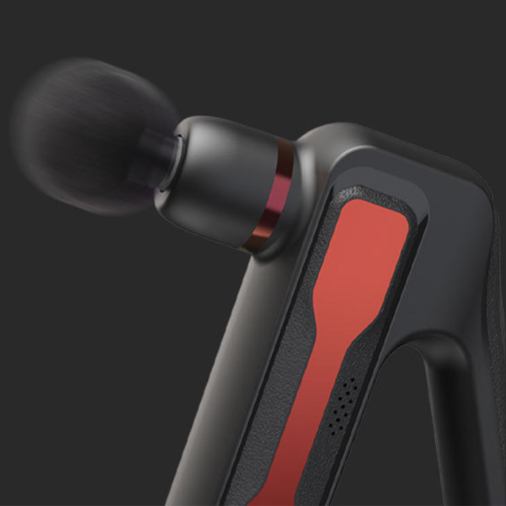 Muscle Massager Gun Muscle Relaxing Massager with 8 Massager Heads Red