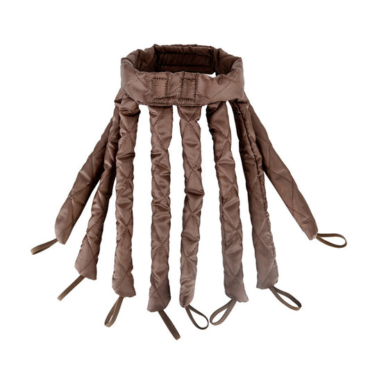 Lazy Heatless Hair Curler Headband Hair Roller Hair Curling Rod Hair Brown