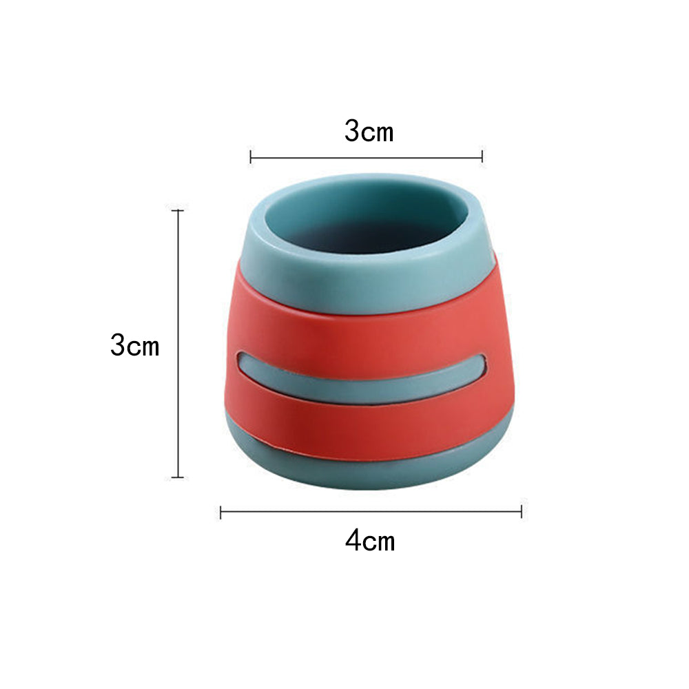 12Pcs Chair Leg Floor Protectors Furniture Leg Covers Blue