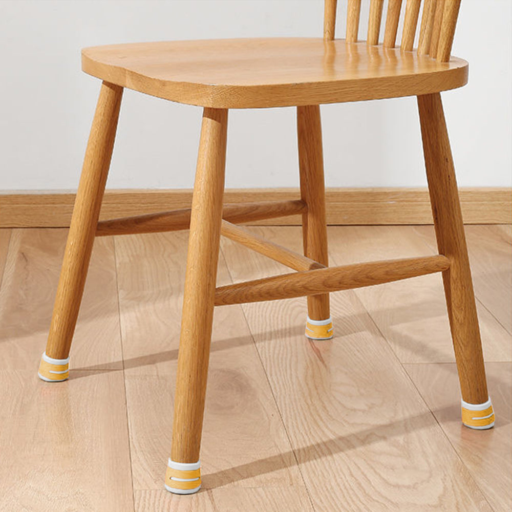 12Pcs Chair Leg Floor Protectors Furniture Leg Covers Yellow