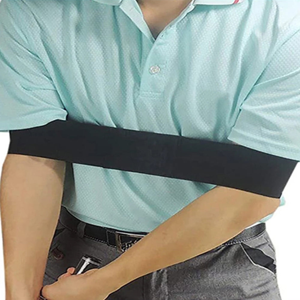 4Psc Golf Swing Training Aids Arm Band Wrist Brace Band Correction Posture Belt