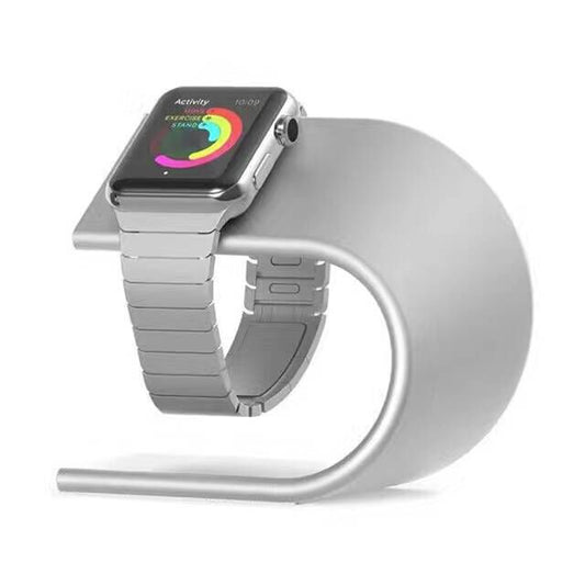 Wireless Charger Stand for Apple Watch Wireless Charger Silver