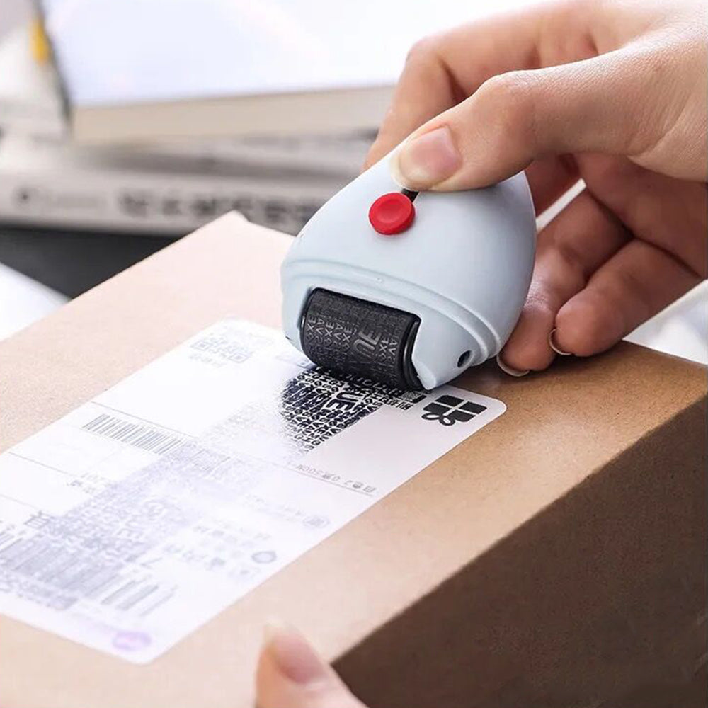 3X Security Privacy Stamp Roller Identity Blackout Protection Roller Stamp
