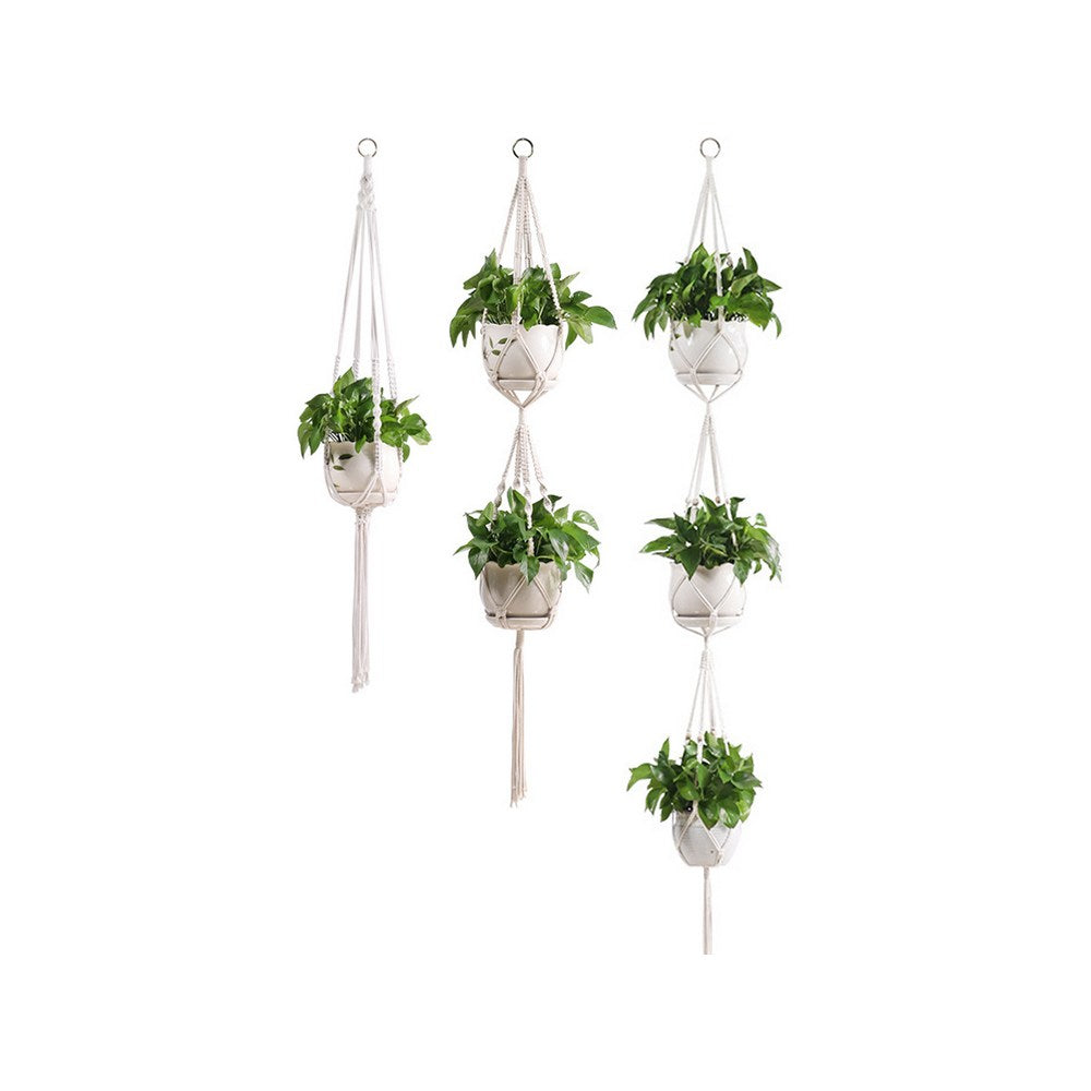 Set of 3Pcs Macrame Pot Plant Hanger Set