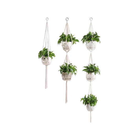 Set of 3Pcs Macrame Pot Plant Hanger Set