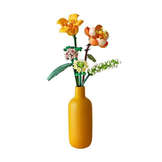 Flowers Bouquet Building Blocks Set Bricks Toys Home Decor Style 2