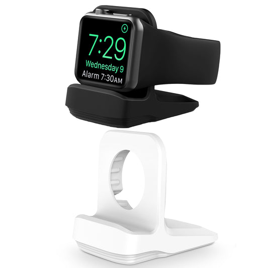 2X Wireless Charger Stand for Apple Watch Wireless Charger Black White