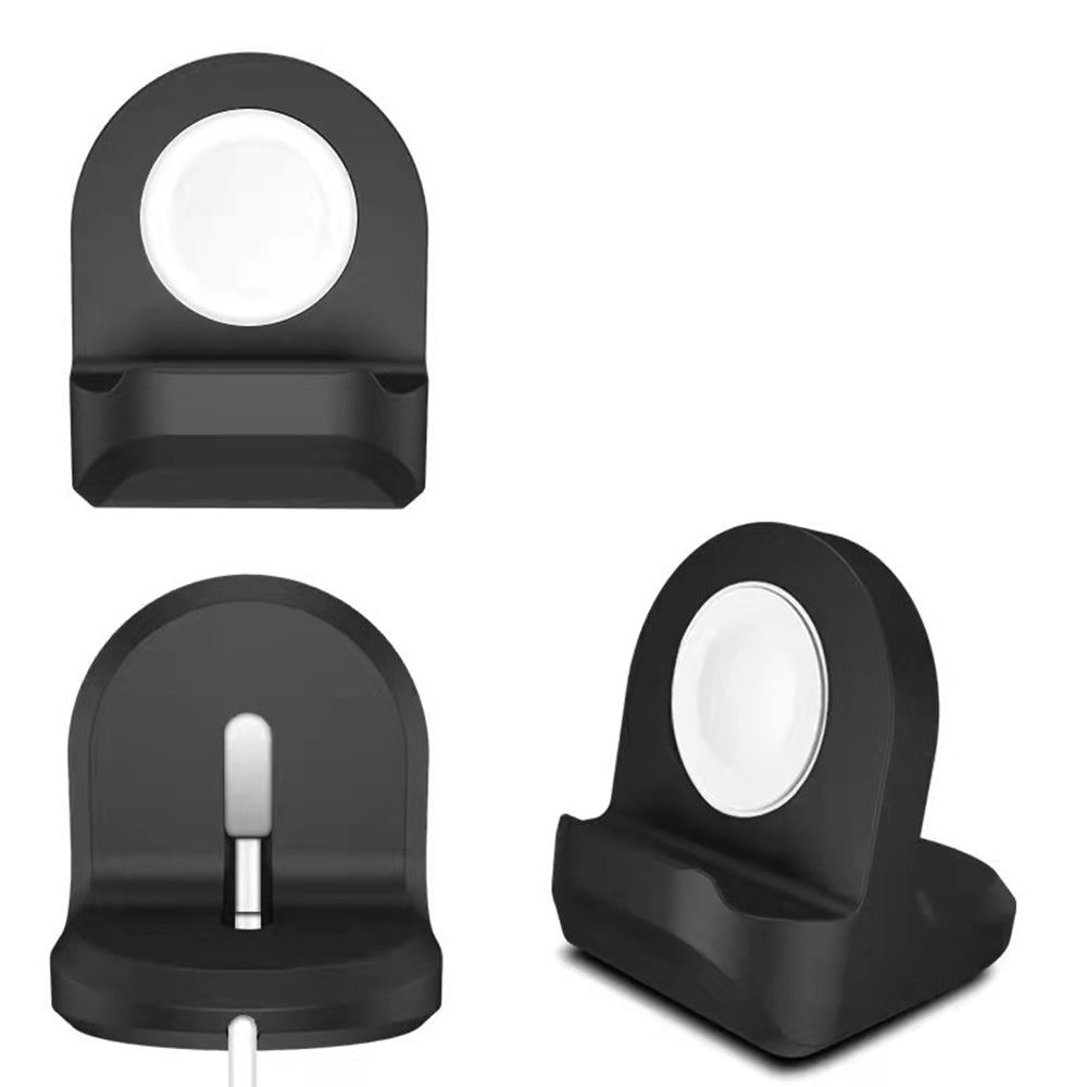 2X Wireless Charger Stand for Apple Watch Wireless Charger Black Red