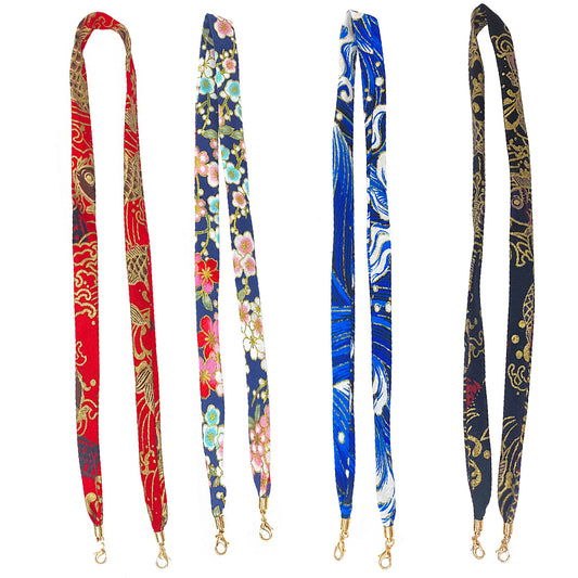 4Pcs Printed Mask Hanging Lanyard Glasses Chain
