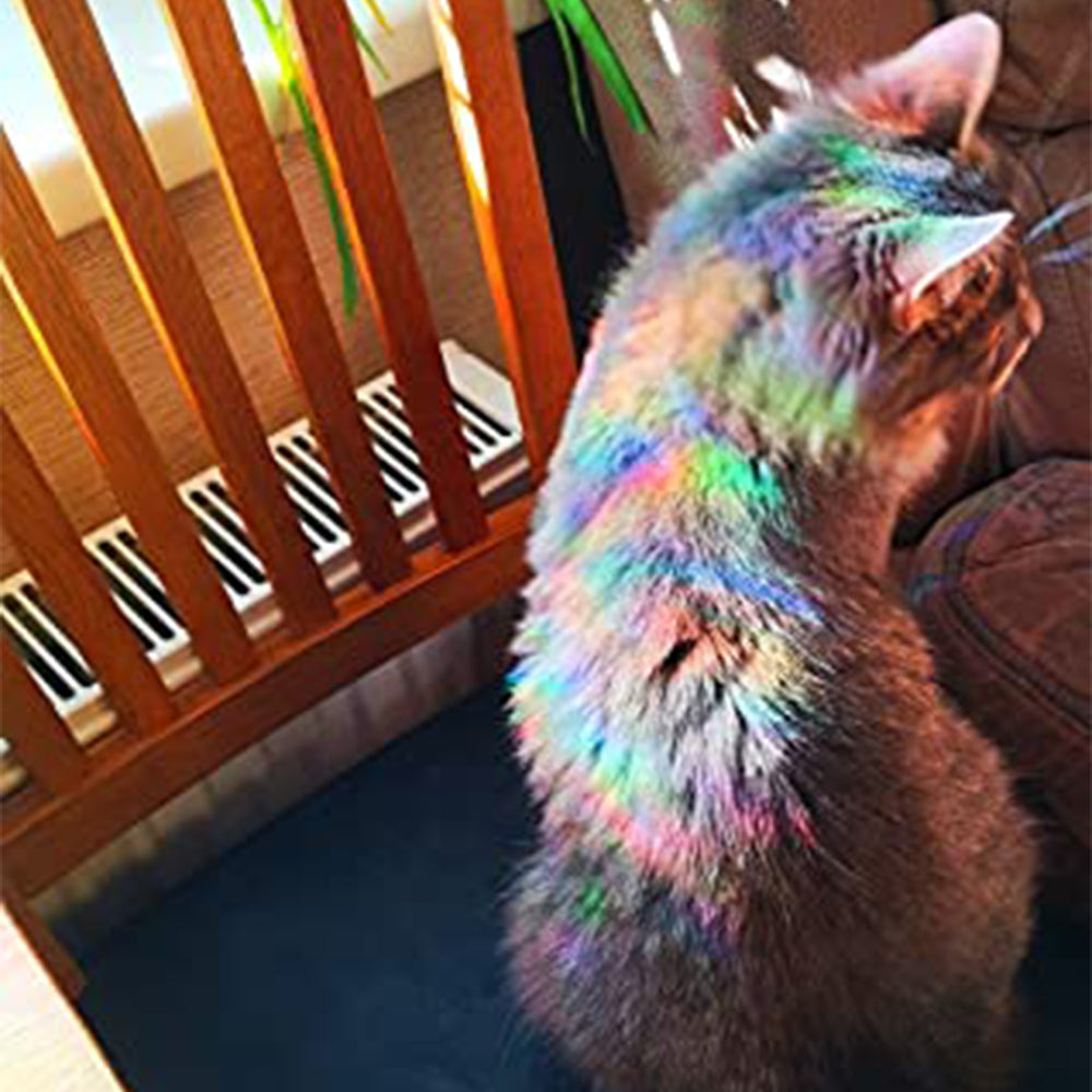 2 Set Suncatcher Window Sticker Window Clings Static Rainbow Sun Catcher Window Decal Rainbow and Cloud