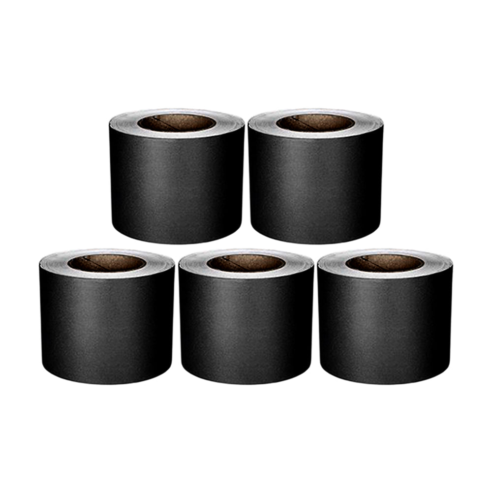 5Pcs Self Adhesive Wood Grain Repair Patch Tape Wood Grain Sticker Tape Patches Black