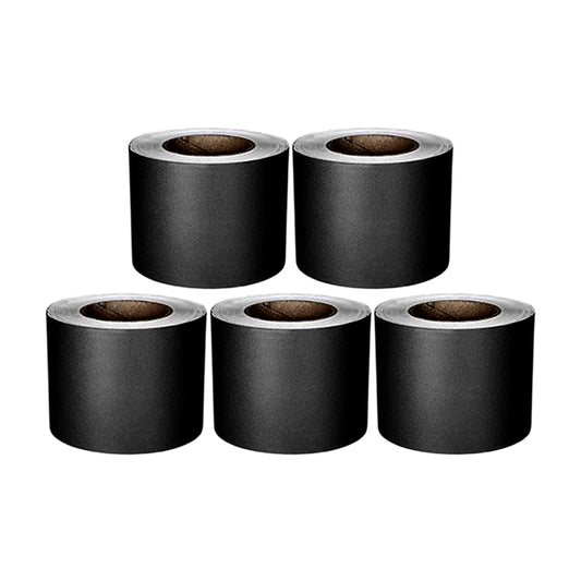 5Pcs Self Adhesive Wood Grain Repair Patch Tape Wood Grain Sticker Tape Patches Black