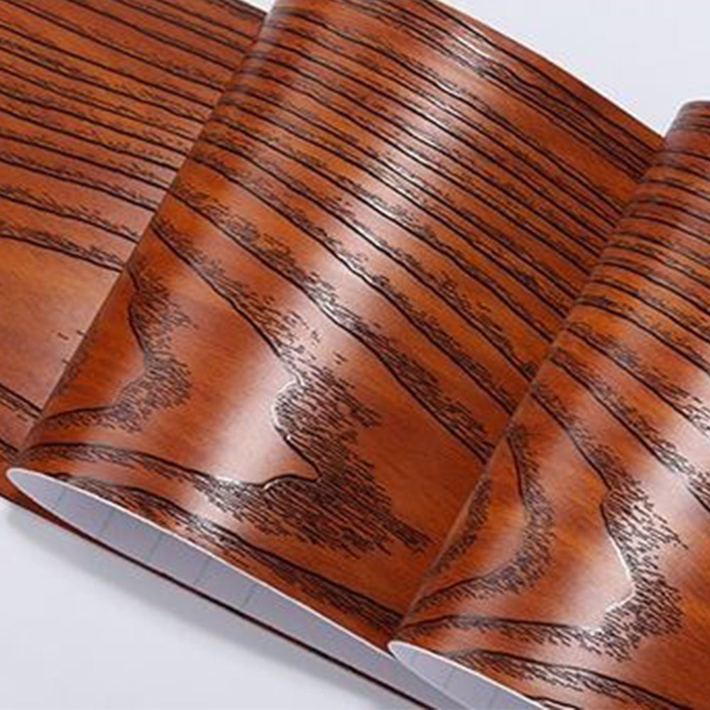 5Pcs Self Adhesive Wood Grain Repair Patch Tape Wood Grain Sticker Tape Patches Brown