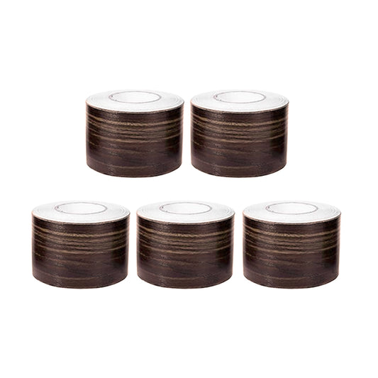 5Pcs Self Adhesive Wood Grain Repair Patch Tape Wood Grain Sticker Tape Patches Coffee