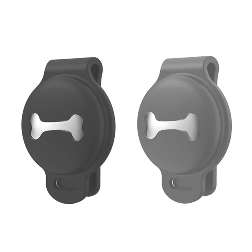 2X Silicone Tracker Protective Case for Pet Collar Compatible with Apple Airtag