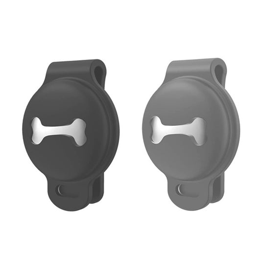 2X Silicone Tracker Protective Case for Pet Collar Compatible with Apple Airtag