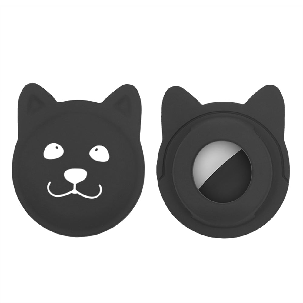 2X Silicone Tracker Protective Case for Pet Collar Compatible with Apple Airtag