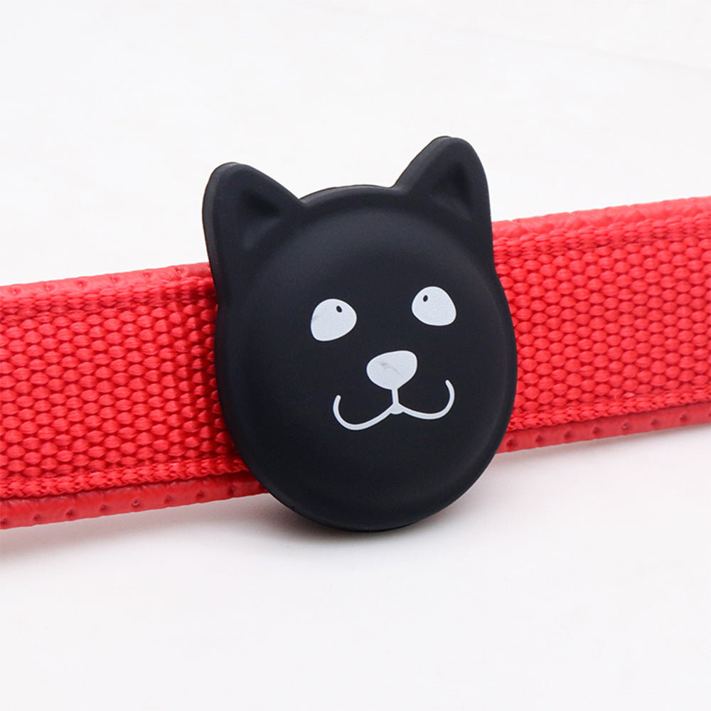 2X Silicone Tracker Protective Case for Pet Collar Compatible with Apple Airtag
