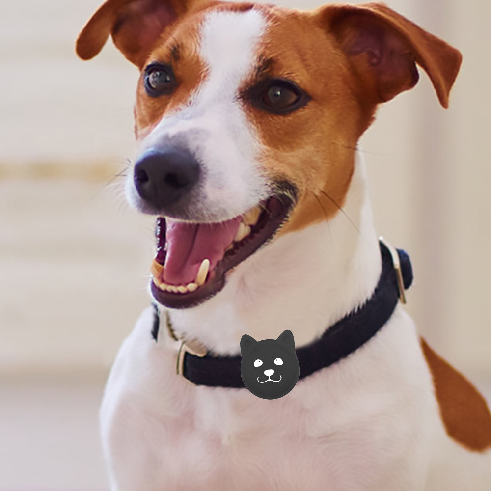 2X Silicone Tracker Protective Case for Pet Collar Compatible with Apple Airtag