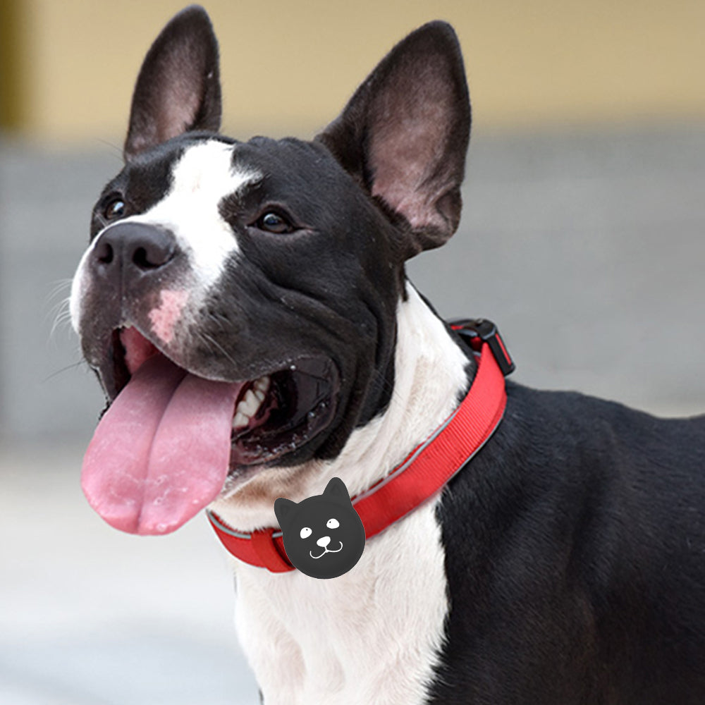 2X Silicone Tracker Protective Case for Pet Collar Compatible with Apple Airtag