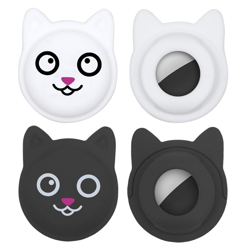 2X Silicone Tracker Protective Case for Pet Collar Compatible with Apple Airtag