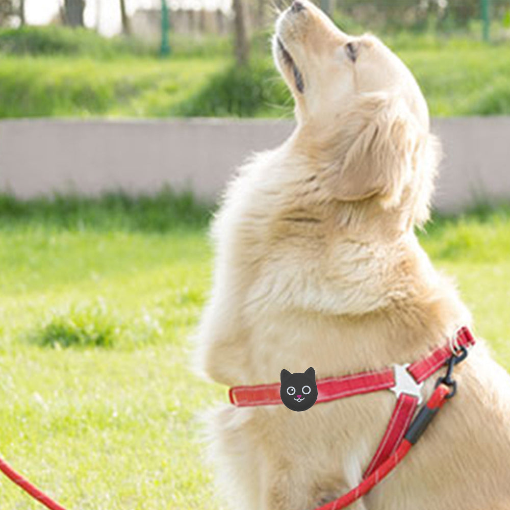 2X Silicone Tracker Protective Case for Pet Collar Compatible with Apple Airtag