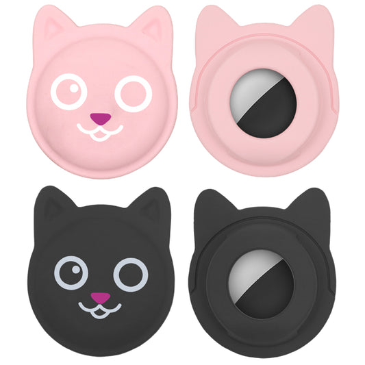 2X Silicone Tracker Protective Case for Pet Collar Compatible with Apple Airtag