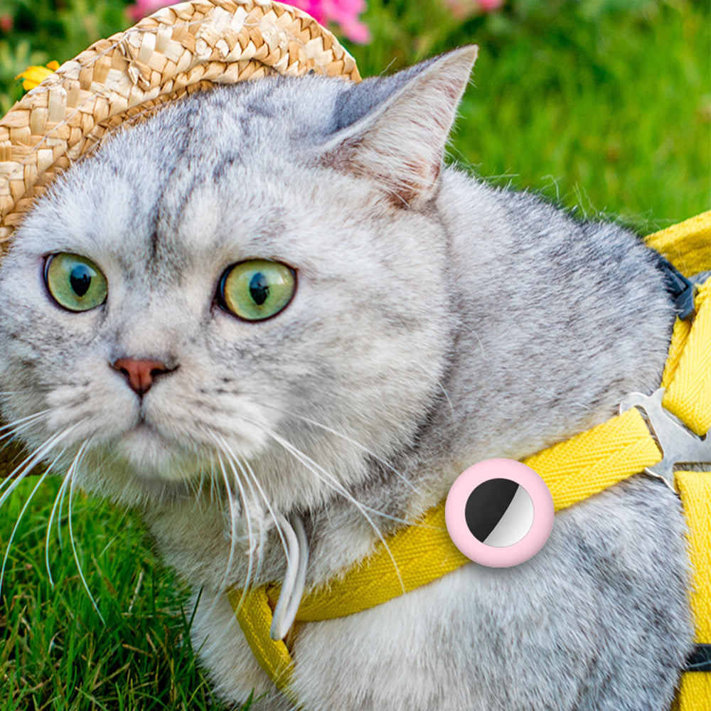 4X Silicone Tracker Protective Case for Pet Collar Compatible with Apple Airtag