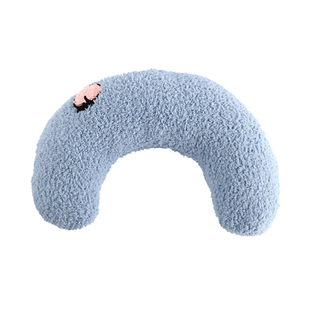 Cat Pillow U Shape Pet Puppy Dog Sleeping Pillow Blue