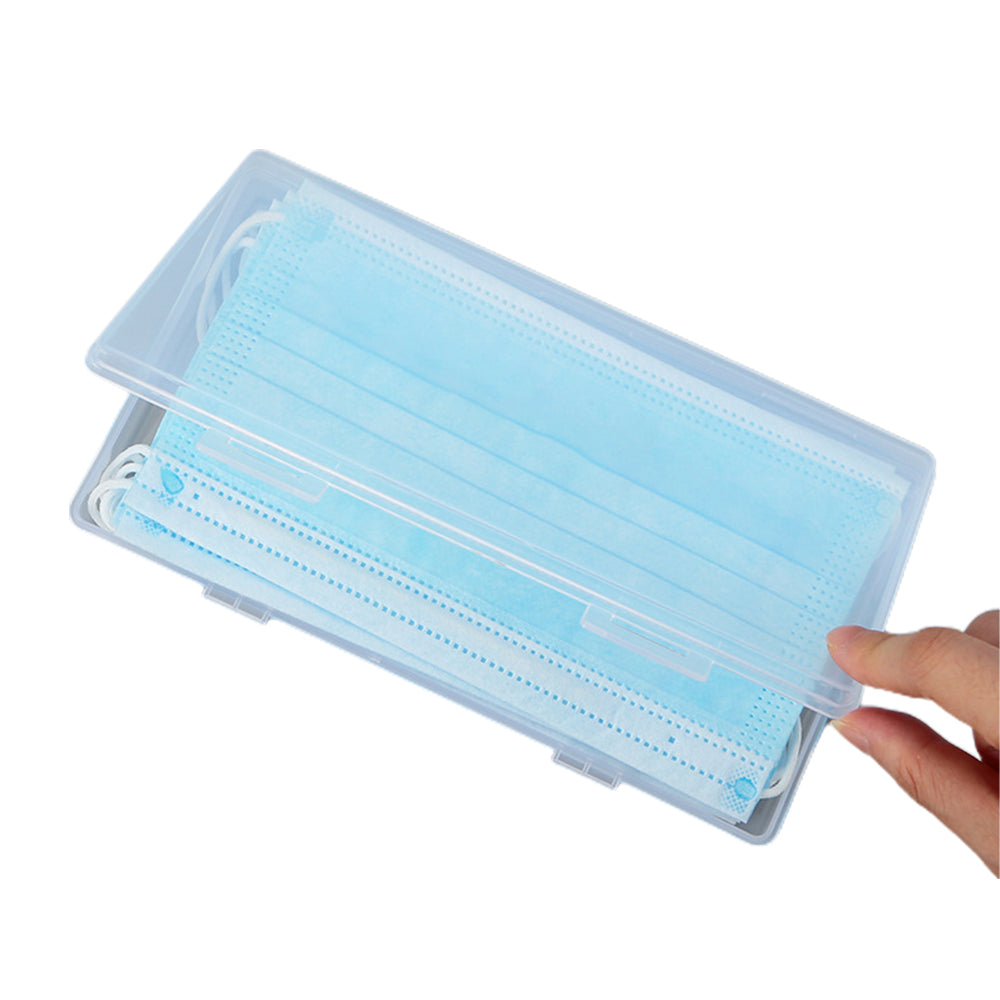 4Pcs Mask Case Face Mask Storage Box Face Cover Box Medium Size