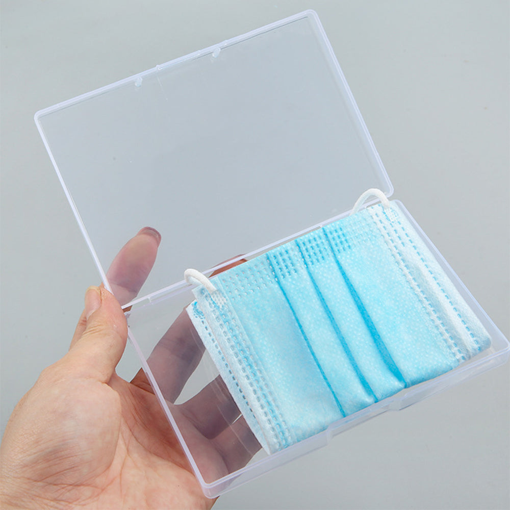 4Pcs Mask Case Face Mask Storage Box Face Cover Box Small Size