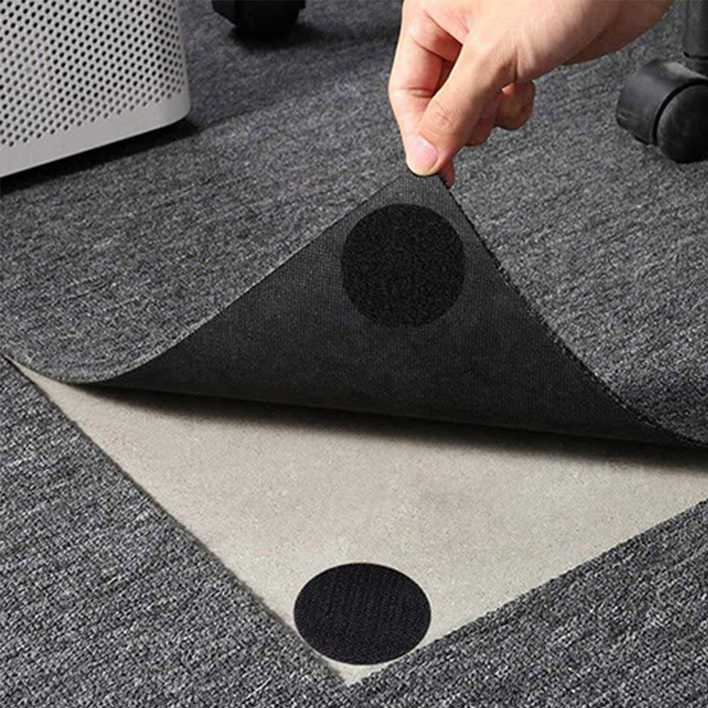 50 Pairs Non Slip Pad Self Adhesive Hook and Loop Tape Fixing Couch Cushion Carpet