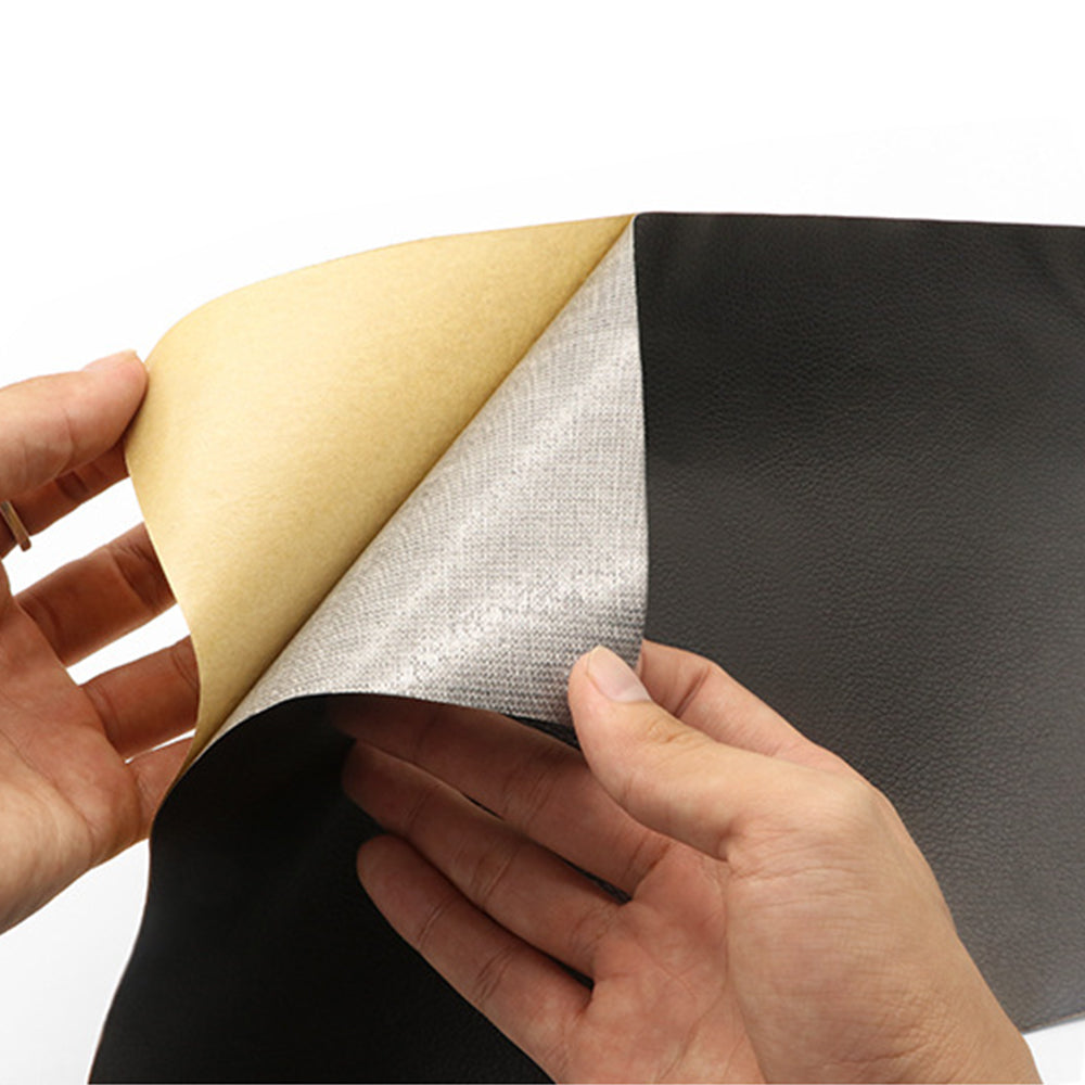 5Pcs Self Adhesive Leather Repair Patch for Car Seat Sofa Bag Furniture Black