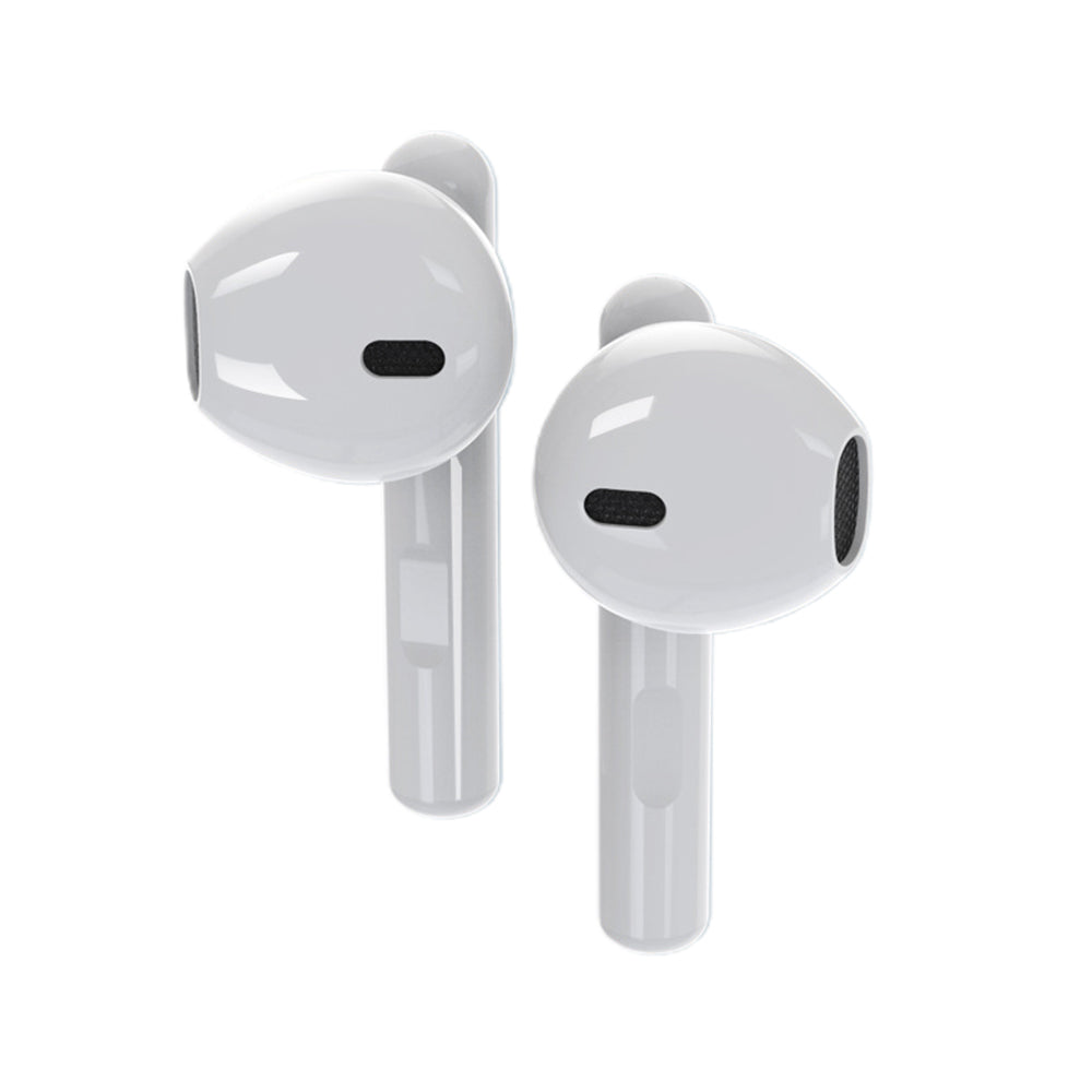 2X Wireless Bluetooth Earbuds with Charging Case White Black