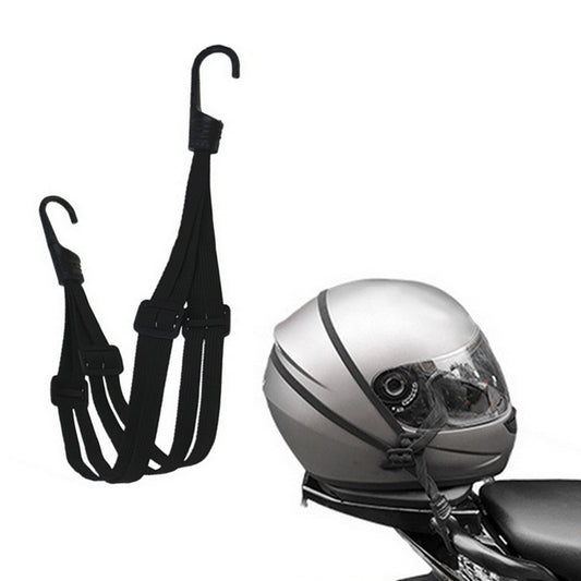 2Pcs Motorcycle Helmet Luggage Strap with Hooks