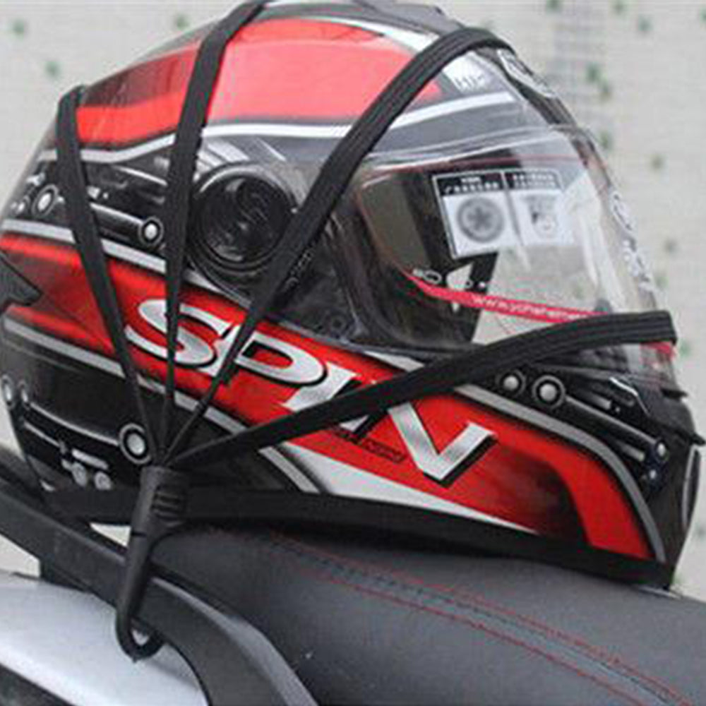 2Pcs Motorcycle Helmet Luggage Strap with Hooks