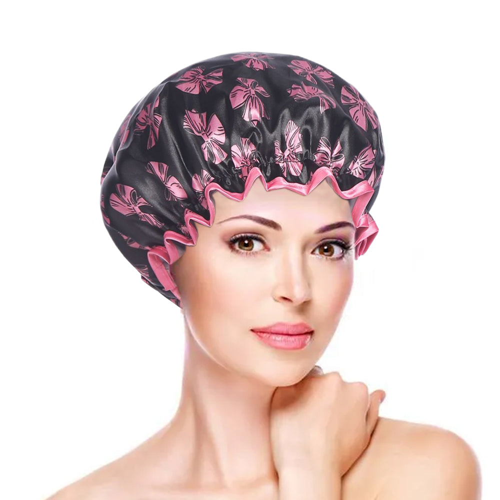 4 Pcs Women Shower Cap Salon Hat Sleep Hat