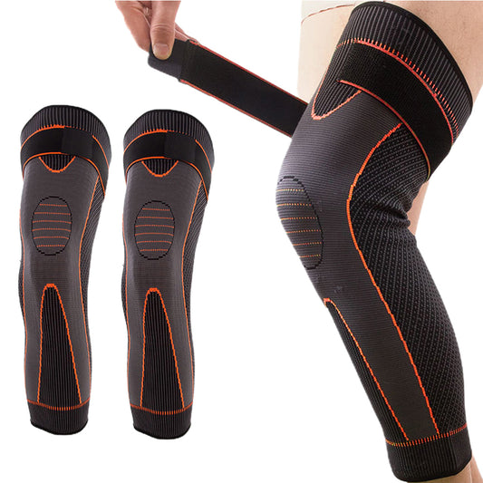 Self Heating Sport Knee Sleeves Orange 2XL Size