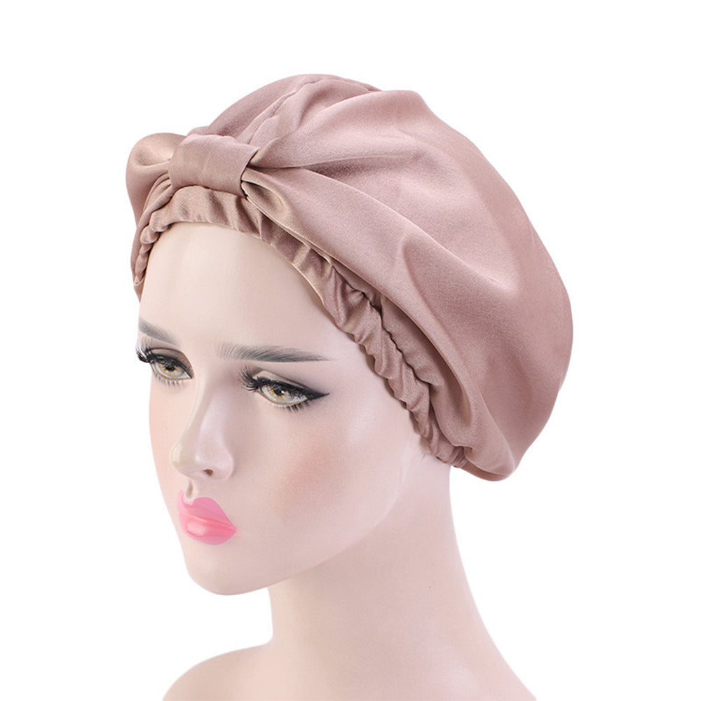 5X Women Satin Sleeping Cap Wrap Hair Bonnet Turban