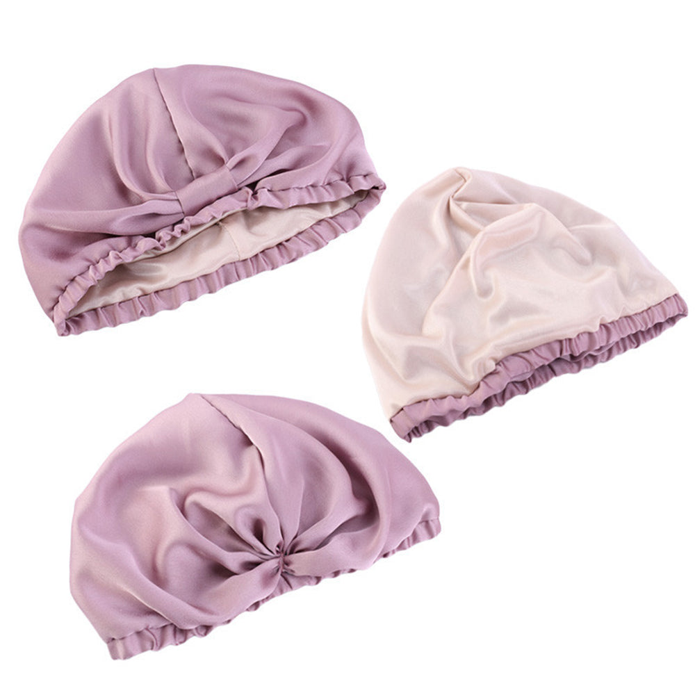 5X Women Satin Sleeping Cap Wrap Hair Bonnet Turban