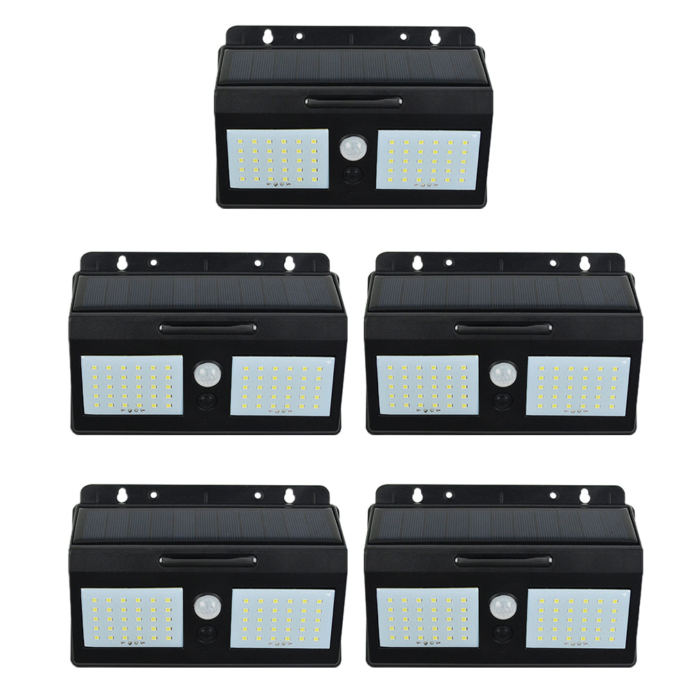 5Pcs Solar Powered Motion Sensor Lights Garden Fence Light