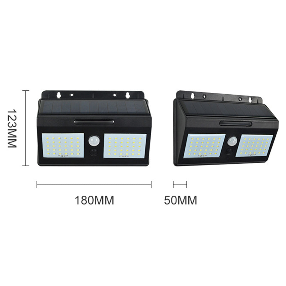 5Pcs Solar Powered Motion Sensor Lights Garden Fence Light