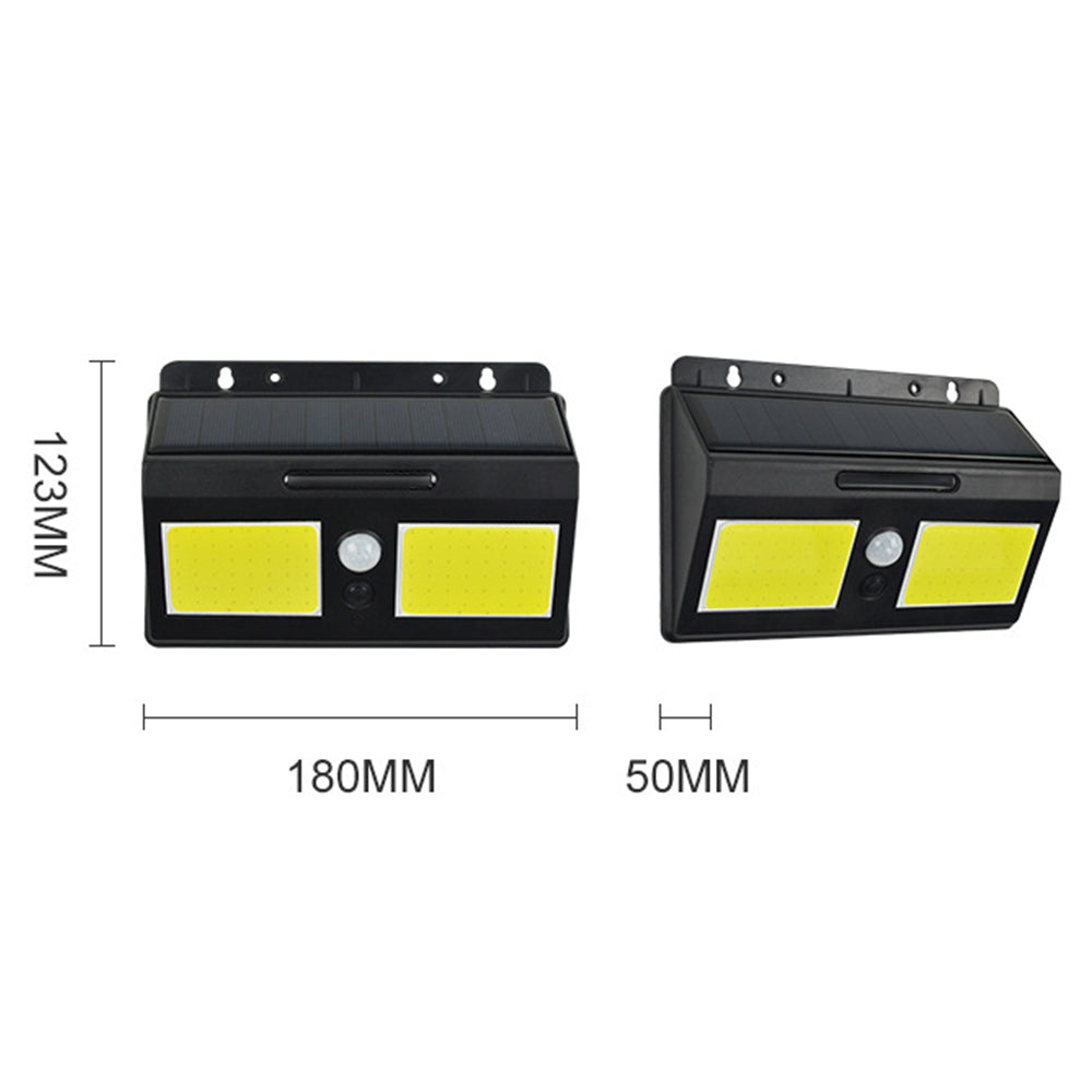 5Pcs Solar Powered Motion Sensor Lights Garden Fence Light