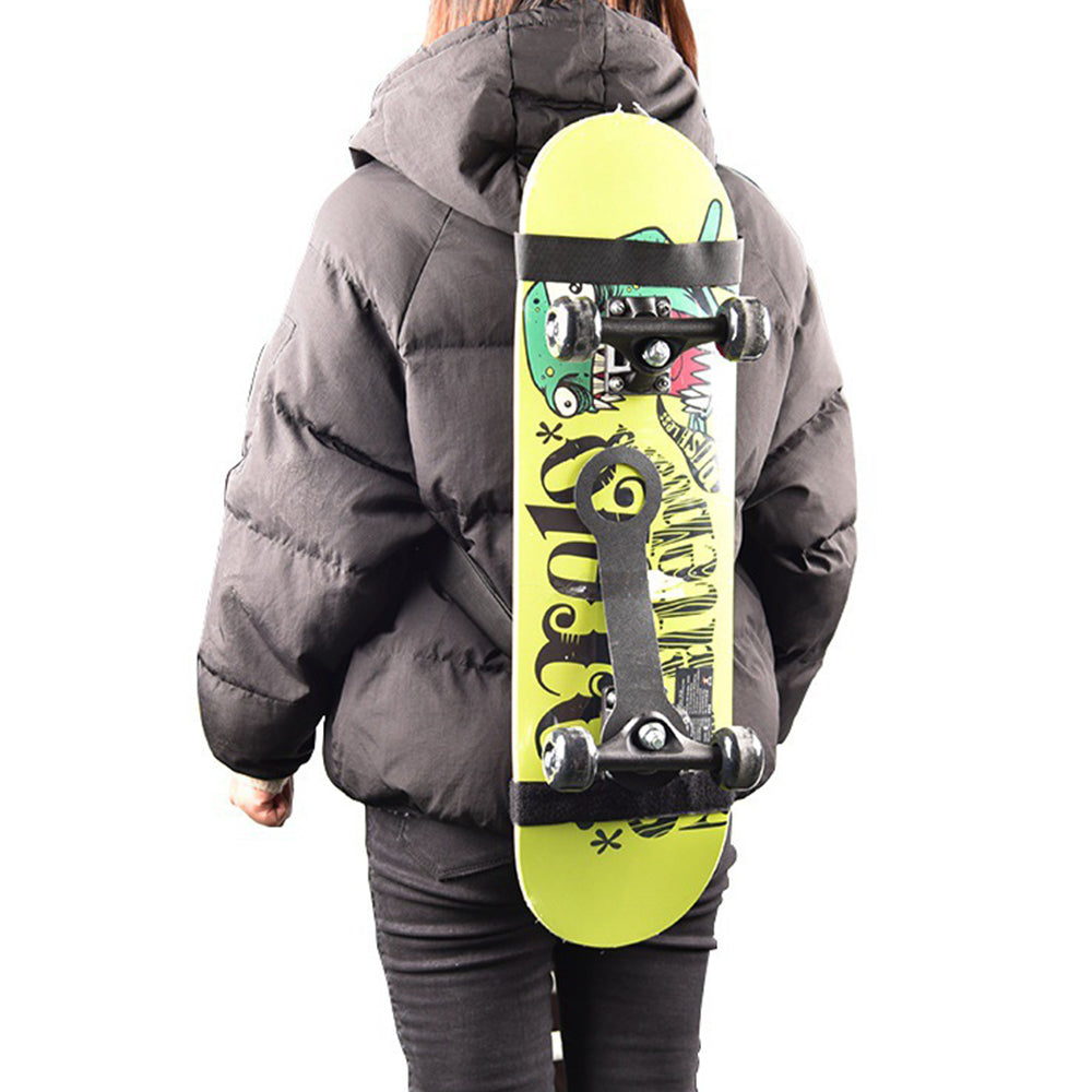 2X Skateboard Shoulders Carry Strap Longboard Backpack Belts