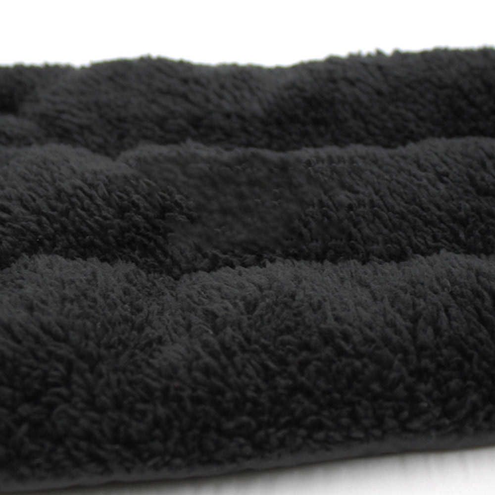 2X Unisex Scarf Neck Wraps Winter Scarves Black Navy Blue