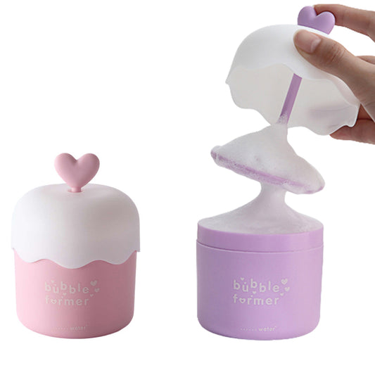 2Pcs Facial Cleanser Foam Maker Bubbler Cup Foamer Make Cup