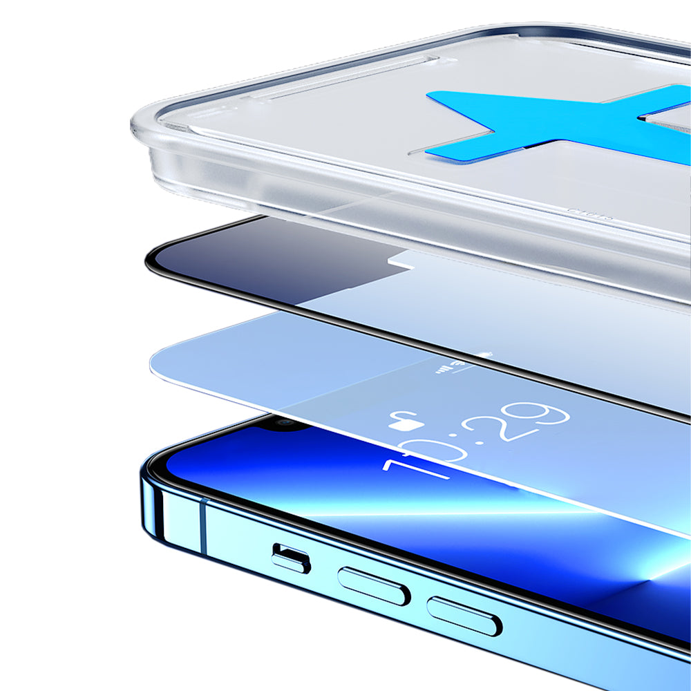 Easy Install Kit 2Pcs Privacy Screen Protector Phone Screen Film for iPhone 13