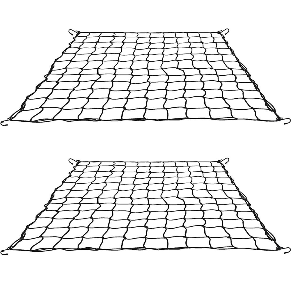 2Pcs 90x90cm Elasticated Grow Tent Trellis Net Scrog Net