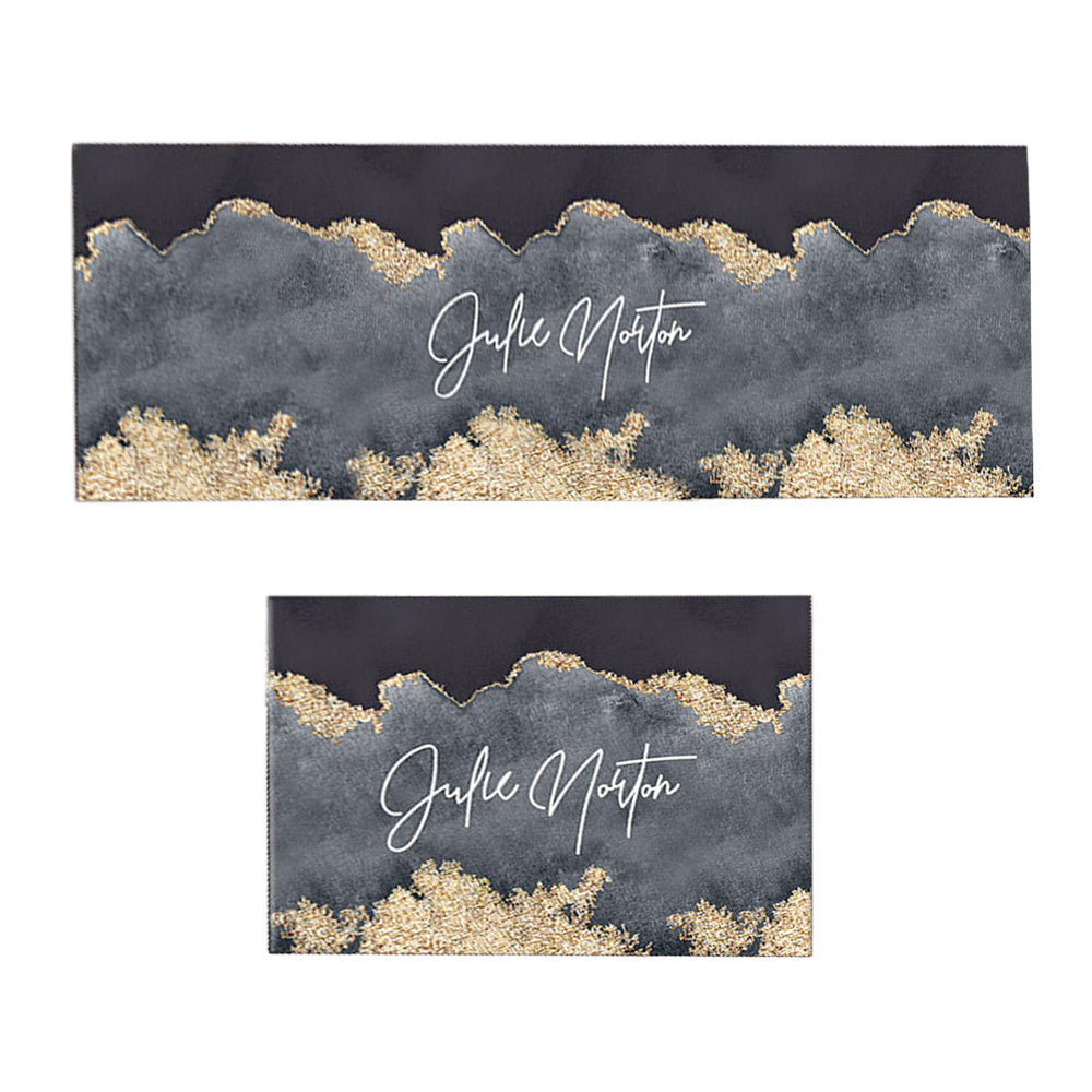 2Pcs Non Slip Kitchen Mat Absorbent Bathroom Floor Rug Grey